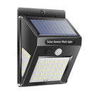 Waterproof PIR Motion Sensor Activated Solar Lamp Garden Wall Light (40 LED
