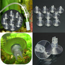 10pcs Aquarium Fish Tank Suction Cup Sucker Holders Fr Air Line Tube Hose Pump