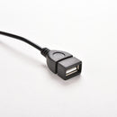 3.5mm Male AUX Audio Plug Jack To USB 2.0 Female Converter Cable Cord Car MP3 TO