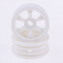 Durable Plastic Wheel Rims White for WLtoys K979/K989 Spare Parts, Pack of 4