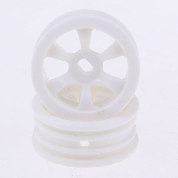 Durable Plastic Wheel Rims White for WLtoys K979/K989 Spare Parts, Pack of 4