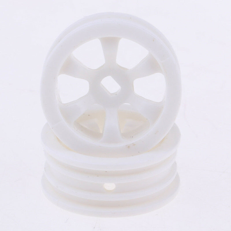 Durable Plastic Wheel Rims White for WLtoys K979/K989 Spare Parts, Pack of 4