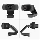 1080P Full HD Web Camera 360 Rotating USB Webcam with Built-in Microphone For PC