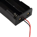 Rechargeable Battery Case Holder Storage Case box For 2 x 18650 w/ Wire Lead