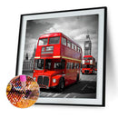 5D Double-Decker Bus Mosaic Home Decor Full Drill Diamond Painting Bead Art A