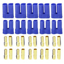 5 Pairs of EC5 Banana Plug Bullet Connector Female+Male for RC ESC LIPO Batt H6