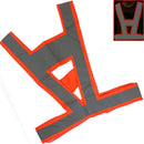 High Visiblity Security Working Reflective Vest Safety Strip Vest Orange  FUM