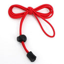 One pair of elastic shoelace lock lock shoelace 120 cm red black A6T6