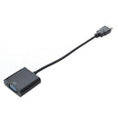 Adapter Mini HDMI Male to Female Audio Cable 1080p VGA Color Black