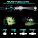 Cycling Bike Front Light LED Headlight USB Rechargeable 5 Modes Torch Tail Light