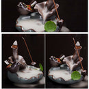 Incense Cones Stick Censer Joss Scent Backflow Burner Ash Catcher Magpie