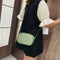 Lace Flower Shoulder Handbags Women Chain PU Leather Crossbody Bags (Green)