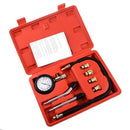 Petrol Engine Compression Tester Test Tool Set Kit Gauge Car Valve Motorcyc