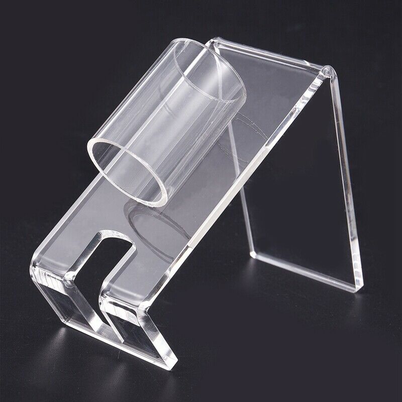 1 Pcs Acrylic Tattoo Machine Holder Stand 9.5x4.5x8.5cm I1S8