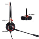 RJ9 Call Center Headphone Monaural Headphone Noise Reduction Headset Call H