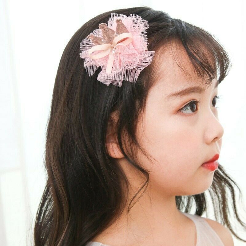 4X(18Pcs/Set Children'S Fashion Hair Clip Girls Elastic Hair Accessories(PiX9B9)