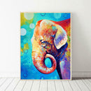 5D DIY Full Drill Diamond Painting Elephant Cross Stitch Embroidery Mosaic