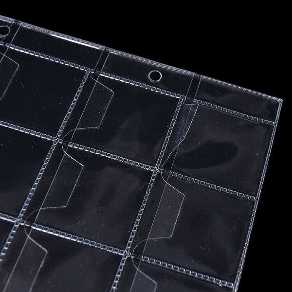 1 Page 30 Pockets Plastic Coin Holders Storage Collection Money Album Case Gw