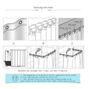Lovely Bathing Dinosaur Print Shower Curtain Waterproof Bathroom Curtain Sh E6O3