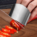 1pc Stainless Steel Finger Protector Multi-functional Cutting up VegetablesB_kz