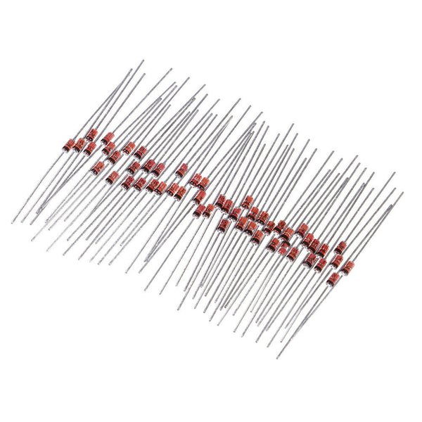 50pcs 1W 5.1V Zener diode 1N4733A 1N4733 IN4733A IN4733 5V1 volt DO-35U2 SEAU