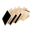 10x Mini Wooden Message Board Small Memo Note Chalkboard Clip Hanging Sign Note