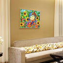 Full Drill Round Diamond Painting Home Decor Mosaic (B3347 Scarecrow Bird)