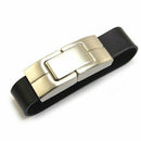 8GB Black Bracelet Leather USB 2.0 Flash Drive
