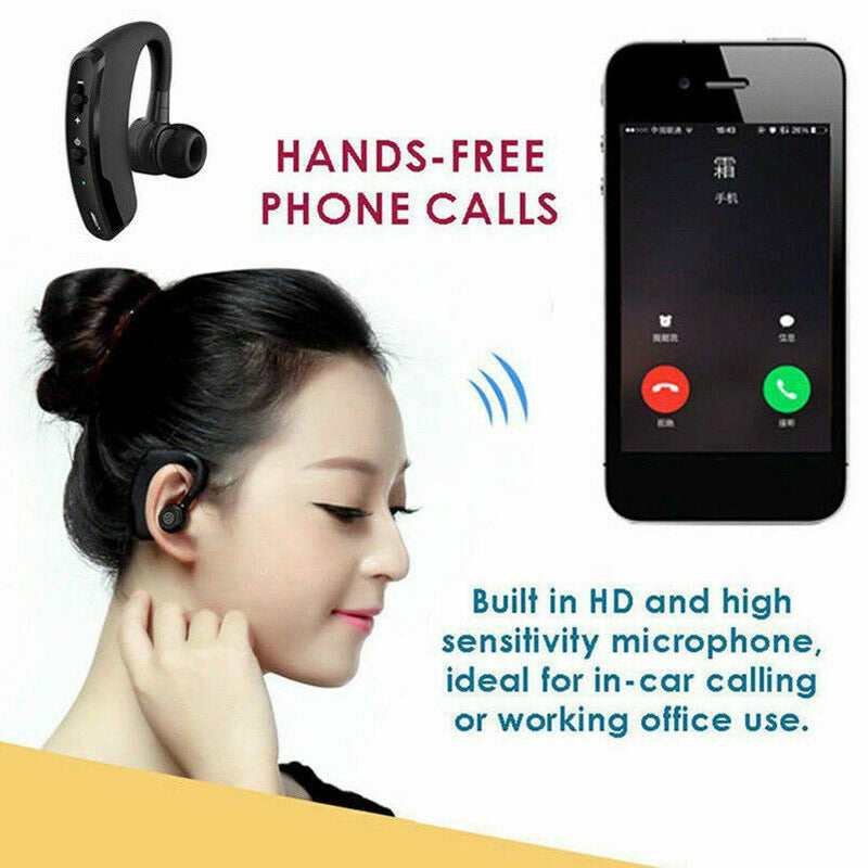 New V9 Wireless Bluetooth 4.0 Headset Sports Headphone Earphone Hand fr N0W1