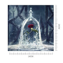 Red Rose 5D Diamond DIY Painting Kit Home Decor Craft 30 X 30cm