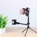 Folding Microphone Tripod Bracket Desktop Mic Holder with Blowout Preventer