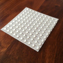 100Piece Silicone Rubber Feet Bumpons Clear Round Self Adhesive Anti Slip Circle