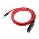 Replacement Audio Cable Xlr Female 3.5Mm 1/8 "3 Pin 2m For Sound Card