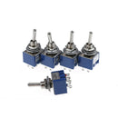 5PCS 6P Toggle Switch 6A 125VAC 6 Pin DPDT ON-ON Mini Toggle Switch  ME