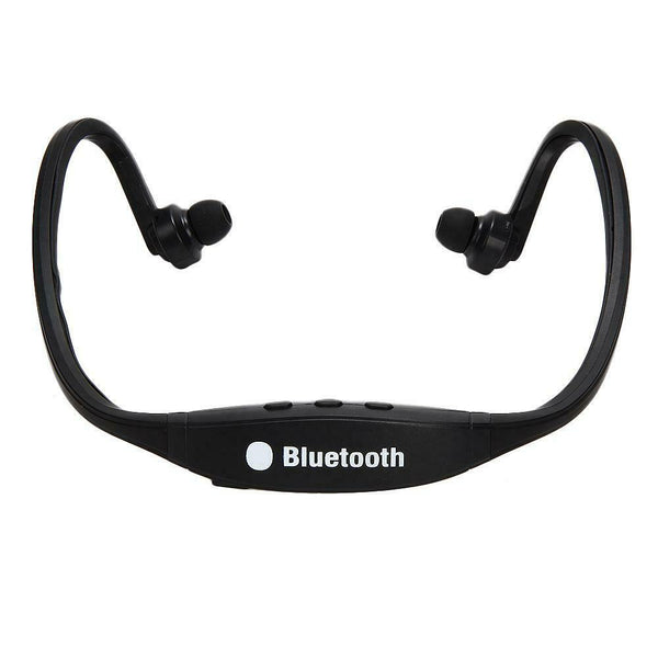 Sport Wireless Bluetooth Stereo Headphone Headset Earphone(Blcak) A#S