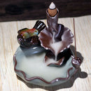 Incense Cones Stick Censer Joss Scent Backflow Burner Ash Catcher Magpie