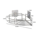 Stainless Steel Storage Caddy for Bathroom Shower Bath Basket Adhesive