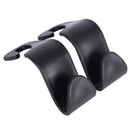 2x Universal Car Back Seat Headrest Hangerâ€Storage Hooks Groceries Bag Hand OZ