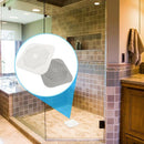 Square Drain Cover for Shower Drain Hair Catcher Flat Silicone Plug for Bat H8Q4