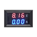 Dual LED Digital Display Ammeter Voltmeter LCD Panel Amp Volt Meter 10A DC 100V