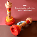 Baby Wooden Vertical Whistle Trumpet Toys Kids Portable Montessori Instrument