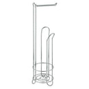 Toilet Roll Holder Free Standing, Compact Metal Toilet Roll Storage for 4 P