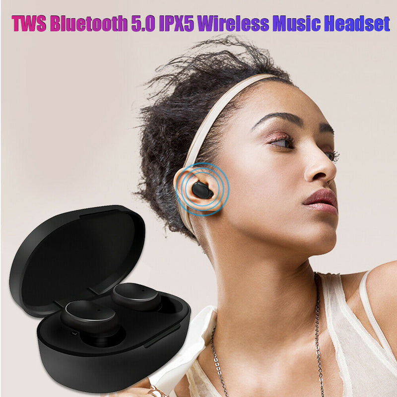A6S Bluetooth Wireless Earphones IPX5 Stereo Noise Reduction TWS Earbuds A
