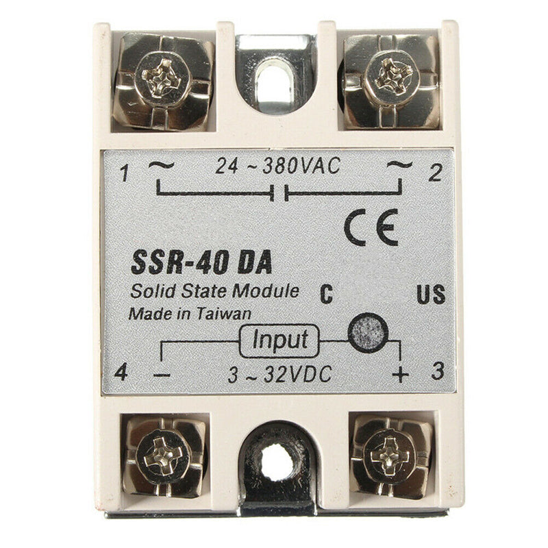 AC 100-240V Digital Thermostat PID Temperature Controller K sensor 40A SSR