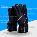Men Women USB Rechargeable Fishing Thermal Winter Warm Electric Heated Gloves