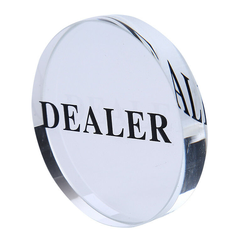 1PC 58mm Pressing Poker Cards Guard Poker Dealer Button Poker Chips  Z
