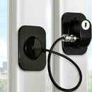 Cabinet Window Refrigerator Door Lock Key Security Safety For Baby Drilling Z2E4