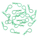 20pcs/set RC Car R-Pins fit 1/10 1/12 1/16 1/18 RC Car Truggy Accessory Green