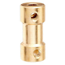 RC Airplane 3mm to 5mm Brass Motor Coupling Shaft Coupler Connector