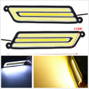 1PC 12V LED COB Car DRL Daytime Running Light Fog Driving Turn Lamps Waterpr T!E